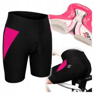 Spodenki rowerowe - Spodenki Rowerowe Damskie na Rower z Wkładką Żelową Kolarskie MTB rozm. M/L - miniaturka - grafika 1