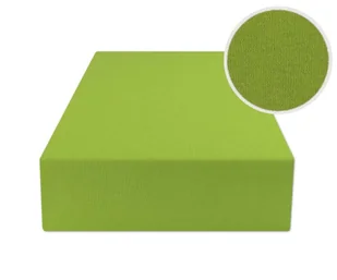 Prześcieradło Z Gumką 140X200 Jersey Zielony - Prześcieradła - miniaturka - grafika 1