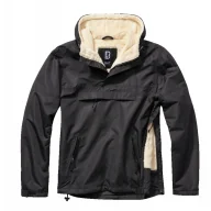Odzież taktyczna i umundurowanie - Kurtka BRANDIT Kangurka Sherpa Windbreaker - Czarna XXL - miniaturka - grafika 1