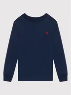 Bluzki damskie - Polo Ralph Lauren Bluzka Ls Cn 323843804002 Granatowy Regular Fit - miniaturka - grafika 1