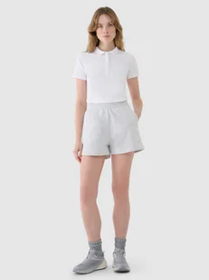 4F Spodenki dresowe damskie - szare L - Spodenki damskie 4F Spodenki dresowe damskie - szare L - Spodenki damskie - miniaturka - grafika 1