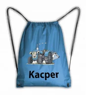 Plecaki worki - Worek Szkolny Na Buty Plecak Bajkowy Mały Traktor - miniaturka - grafika 1