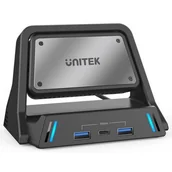 Huby USB - Unitek Stacja dokująca Pro do Steam Decka USB-C - 8K HDMI DisplayPort USB LAN PD 100W - miniaturka - grafika 1