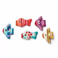 Zabawki do kąpieli - Lilliputiens lilliputiens - mini - pacynki na palec do kąpieli rybki 5 el. 9 m+ - miniaturka - grafika 1