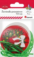 Szkolne artykuły papiernicze - Bileciki do prezentów Craft-Fun Series Boże Narodzenie Titanum (23HC 04011) - miniaturka - grafika 1