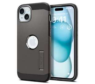 Spigen Tough Armor MagFit do iPhone 15 gun metal - Etui i futerały do telefonów - miniaturka - grafika 1