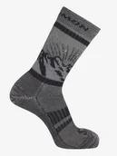 Skarpetki męskie - SALOMON Skarpety trekkingowe "Retro Wool" w kolorze szarym - miniaturka - grafika 1