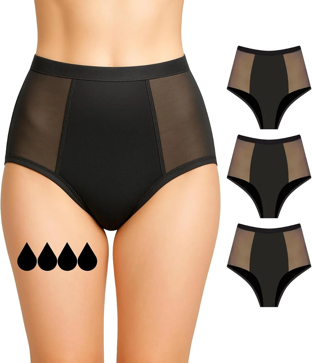 Majtki menstruacyjne bawełniane chłonne Eleen-Pack rozmiar XL