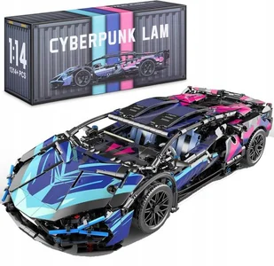 Klocki Techniczne Lamborghini Cyberpunk 1314 Elementów - Klocki - miniaturka - grafika 1
