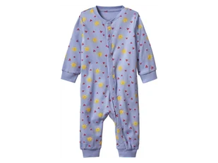 Lupilu Pajacyk niemowlęcy z biobawełny Fioletowy 50/56 - Pajacyki dla niemowląt - miniaturka - grafika 1