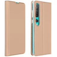 Etui i futerały do telefonów - Smukłe etui z klapką, seria Business do Xiaomi Mi 10/10 Pro - różowe złoto - miniaturka - grafika 1