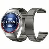 Akcesoria do smartwatchy - TYTANOWA BRANSOLETA DO ZEGARKA HUAWEI WATCH GT6 PRO SZARA - miniaturka - grafika 1