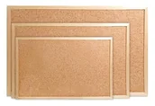 Tablice i flipcharty - TABLICA KORKOWA 60X90 90X60 DREWNO + PINEZKI - miniaturka - grafika 1