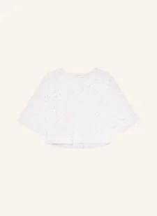 Selected Femme Bluzka Z Rękawem 3/4 weiss - Bluzki damskie - miniaturka - grafika 1
