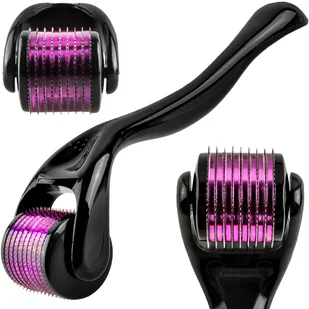 Iso Trade Iso Trade, Rolka do mezoterapii igłowej Derma Roller, 1 mm - Kosmetyki i akcesoria do pielęgnacji brody - miniaturka - grafika 1