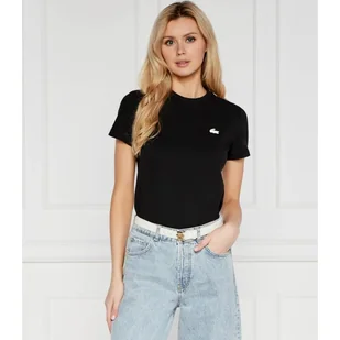 Lacoste T-shirt Slim Fit - Koszulki i topy damskie - miniaturka - grafika 1