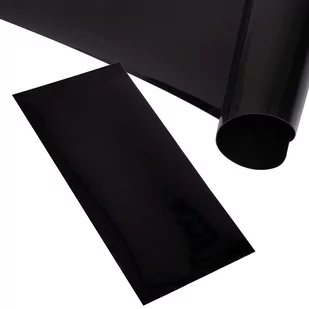 Podkładka na biurko 90x45x0,1cm mata pod krzesło, fotel biurowy czarna - Wykładziny - miniaturka - grafika 1