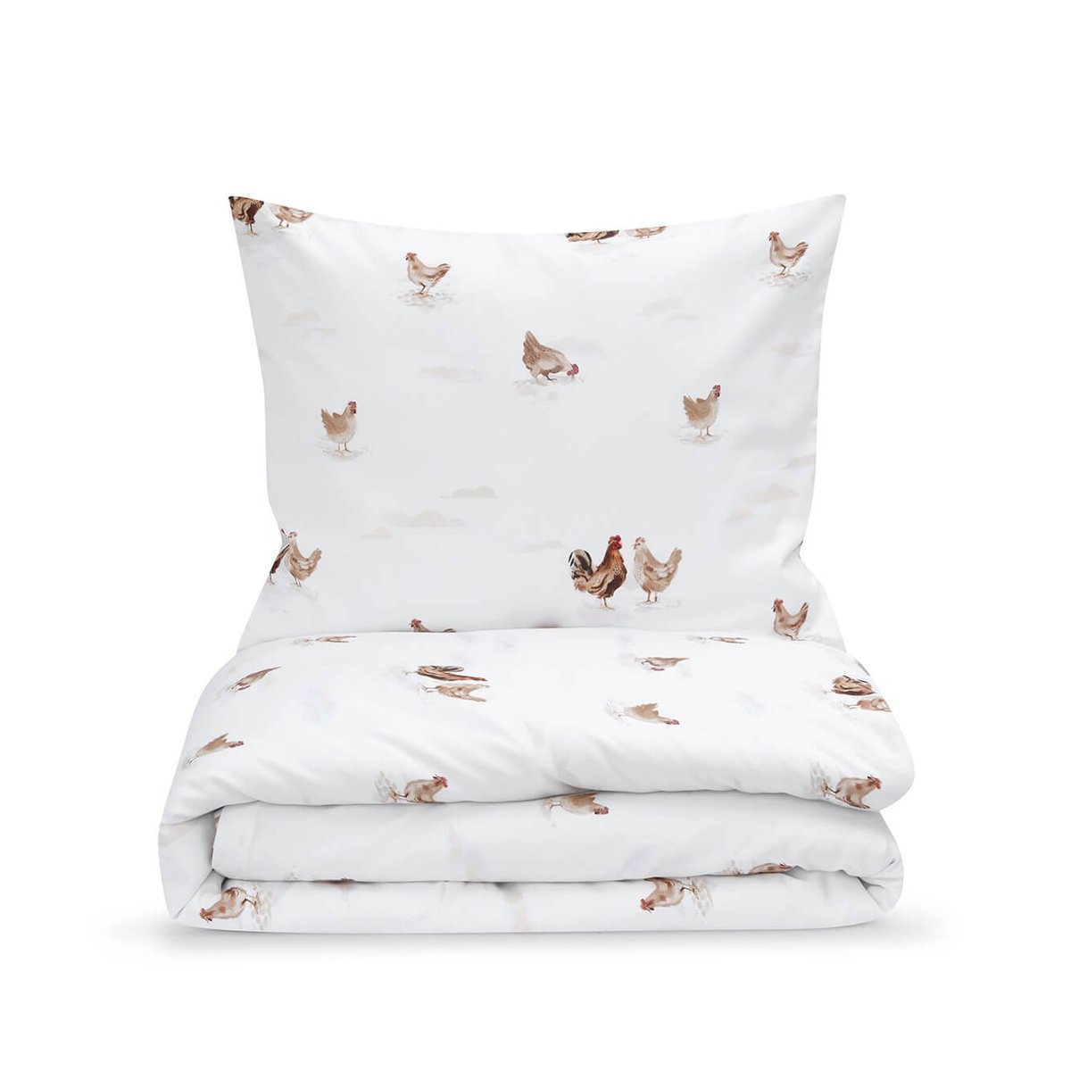 Pościel Kurki 160 x 200 cm + 50 x 60 cm (2 szt)