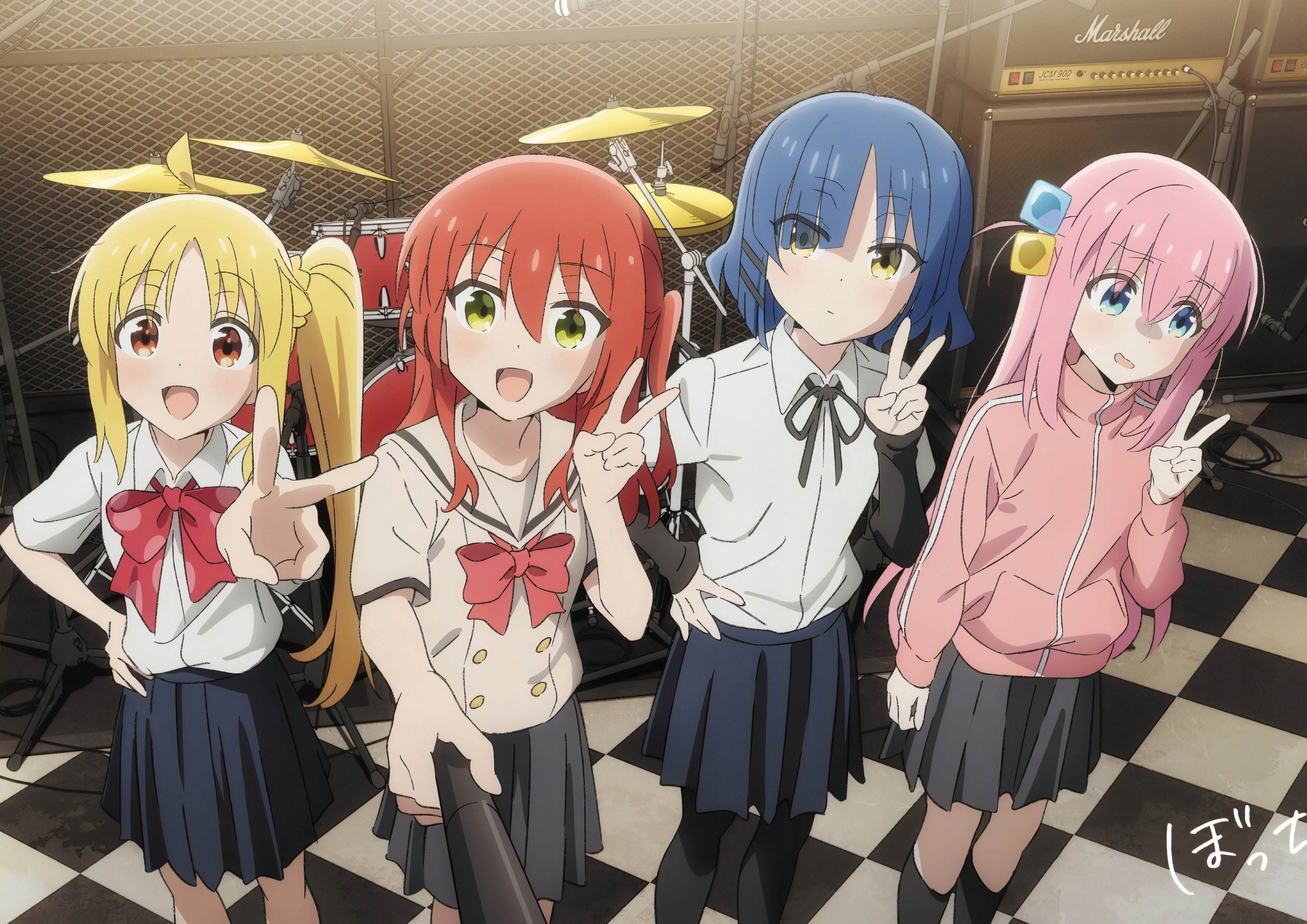Plakat A1 anime manga Bocchi the Rock!