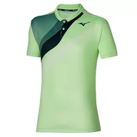 Koszulki i topy damskie - Mizuno Damska koszulka polo Release Shadow, Techno Green, S - miniaturka - grafika 1