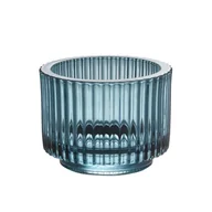 Dekoracja stołu - WMF - STYLE LIGHTS błękitny szklany świecznik 7 cm. - miniaturka - grafika 1