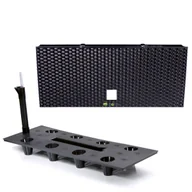 Donice - Donica skrzynka wkład nawadniający 25x60x24 cm antracytowy - miniaturka - grafika 1