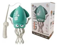 Zabawki interaktywne dla dzieci - Ośmiornica Tańcząca Kałamarnica Interaktywna Zabawka Gra Świeci Tańczy Led - miniaturka - grafika 1