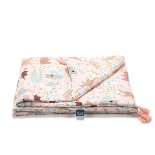 La Millou, Bamboo Bedding, Kołderka, Medium Size, Dundee&Friends Pink, 80x100 cm - Kołdry i poduszki dla dzieci - miniaturka - grafika 1