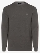 Swetry męskie - Gant - Sweter męski, szary - miniaturka - grafika 1