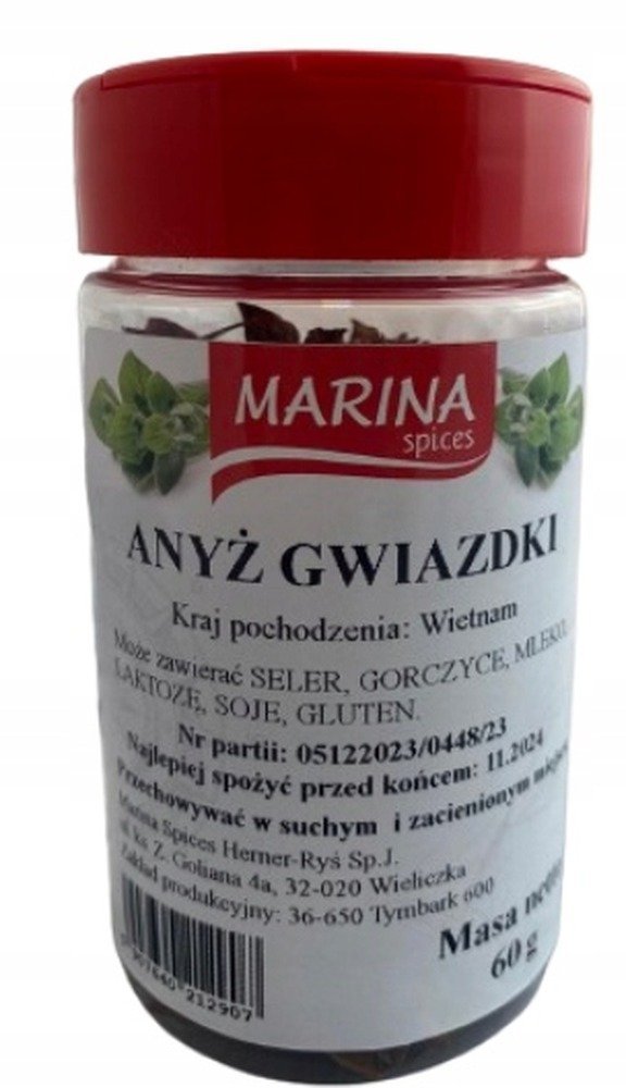 Anyż gwiazdki całe 60 g