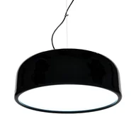 Lampy sufitowe - NOWOCZESNA LAMPA WISZĄCA CZARNA SCUDO D50 - miniaturka - grafika 1