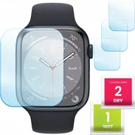 Akcesoria do smartwatchy - Hello Case 3-PAK Szkło Hybrydowe do Apple Watch 8 / 7 45 mm Szkiełko, Ochronne - miniaturka - grafika 1
