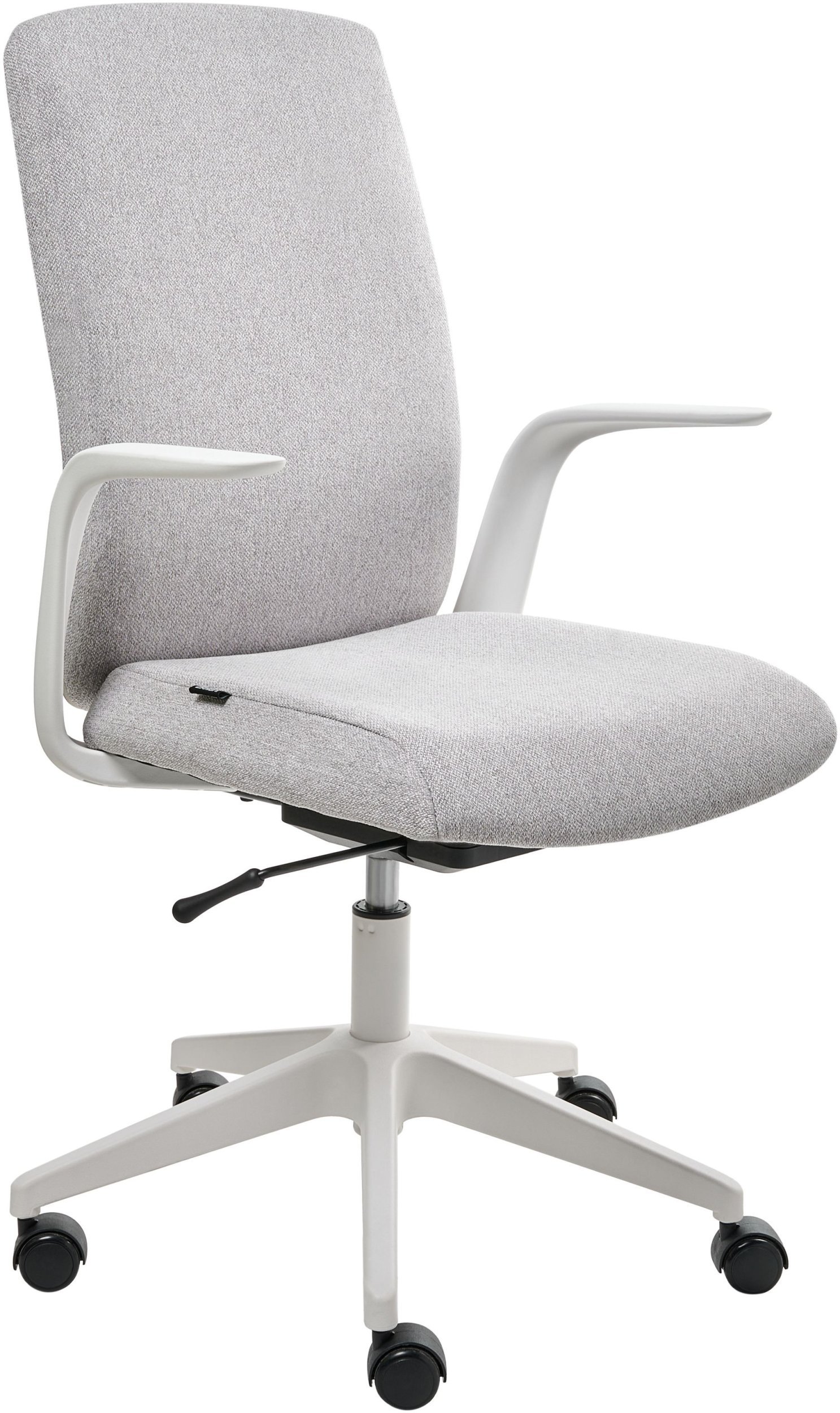 BELIANI Krzesło biurowe CAPTAIN Jasnoszary