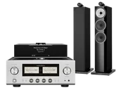 Zestawy stereo - Luxman L-507Z (srebrny) + Selekt DSM (czarny) + 703 S3 (czarny) - miniaturka - grafika 1