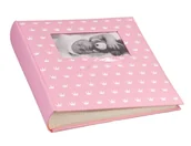 Albumy fotograficzne - Album Dziecięcy Na Zdjęcia Wklejane 40 Stron Różowy - miniaturka - grafika 1