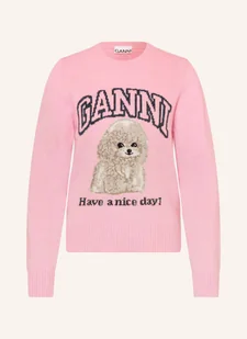 Ganni Sweter pink - Moda i Uroda OUTLET - miniaturka - grafika 1