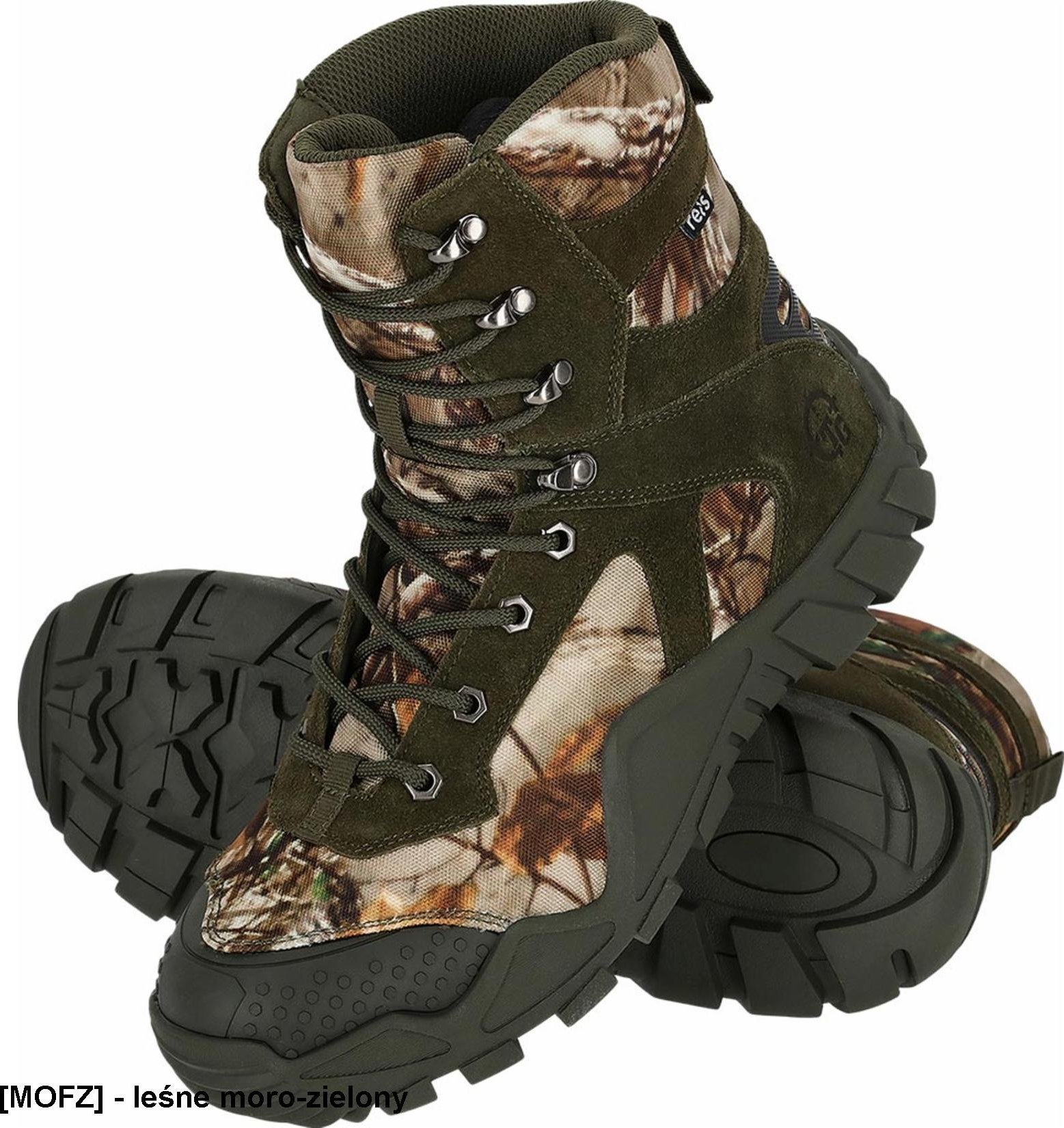 Reis TG-GROVE - Trzewiki męskie wykonane ze skóry zamszowej i tkaniny Oxford podeszwa wykonana z gumy Buty Tactical militarne 46