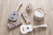 Instrumenty muzyczne dla dzieci - Kids Concept Gitara White/Biała 1000146 GITARA - miniaturka - grafika 1