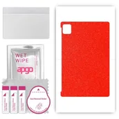 Akcesoria do tabletów i e-booków - folia naklejka skórka strukturalna na TYŁ do Blackview Tab 13 Pro - Czerwony Pastel Matowy - apgo SKINS - miniaturka - grafika 1