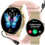Smartwatch - Gravity T11-3 PROF Różowy, złoty - miniaturka - grafika 1