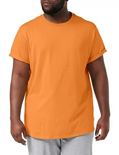 Koszulki męskie - G-STAR RAW Męski T-shirt Lash R s, Pomarańczowy (Burned Orange Gd 2653-d155), S - grafika 1