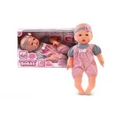 Lalki dla dziewczynek - Lalka Natalia bobas mimiczny ze smoczkiem - miniaturka - grafika 1