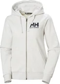 Bluzy damskie - Helly Hansen Helly Hansen damska bluza z kapturem W HH LOGO FULL ZIP HOODIE 34461 823 S - miniaturka - grafika 1