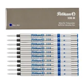 Długopisy - Wkład pióra kulkowego niebieski 338M PELIKAN 10szt - miniaturka - grafika 1