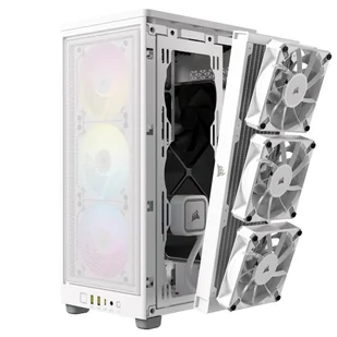 Obudowa Corsair iCUE 2000D RGB AIRFLOW White - Obudowy komputerowe - miniaturka - grafika 8