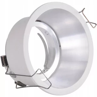 Polux Oczko podtynkowe ruchome KOLDING 1x8W GU10 315465 biały/srebrny 315465 - Oprawy, klosze i abażury - miniaturka - grafika 1