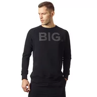 Bluzy sportowe męskie - Męska bluza Born In The Gym - Olimp Men's Pullover Black Series-M - miniaturka - grafika 1