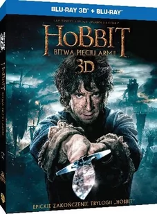Hobbit Bitwa Pięciu Armii 3D Edycja limitowana trójwymiarowa okładka Blu-Ray + Blu-Ray 3D - Filmy fantasy DVD - miniaturka - grafika 1