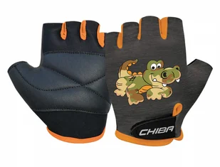 Rękawiczki dziecięce Chiba Cool Kids rozmiar M / 5, Croco/czarne - Rękawiczki dla dzieci - miniaturka - grafika 1