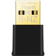 Karty sieciowe - Karta sieciowa TP-LINK Archer TX20U Nano USB-A, Zewnętrzna, 2.4 / 5 GHz ARCHER TX20U NANO - miniaturka - grafika 1